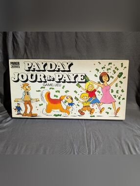 Vtg Payday Board Game Complete  Parker Brothers  1984 Bilingual French English